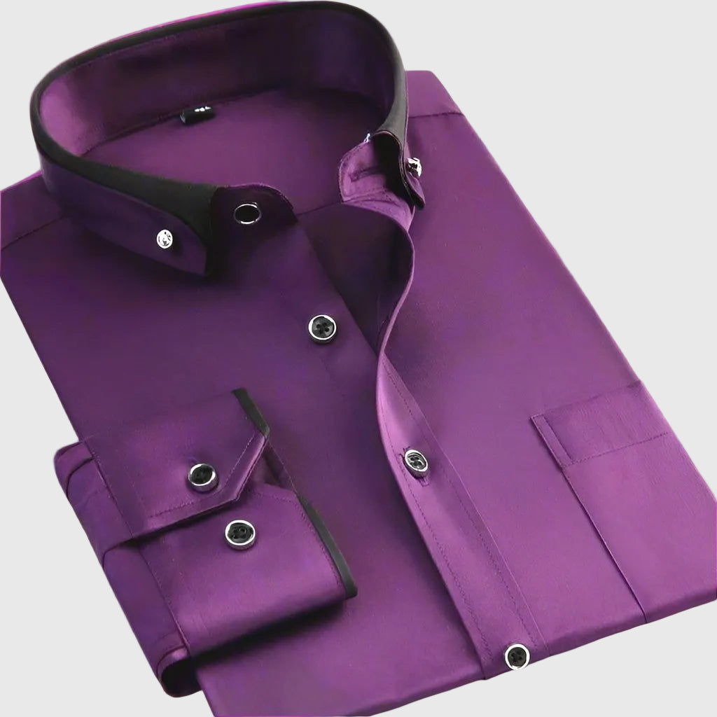 Iván | Camisa Clásica de Manga Larga